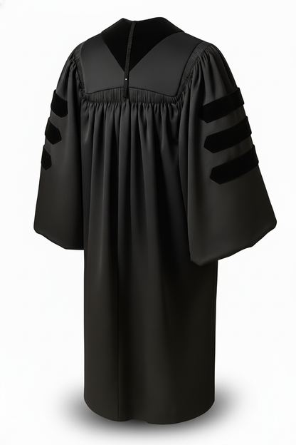 Deluxe Doctoral Graduation Gown - Academic Regalia