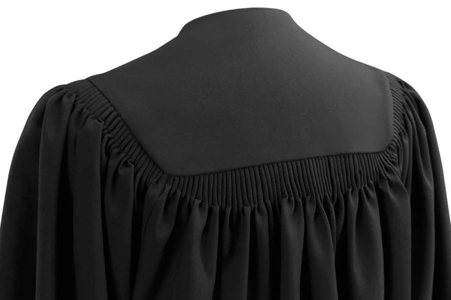 Deluxe Black High School Graduation Cap & Gown - Fluted Cap & Gown - Graduation Cap and Gown