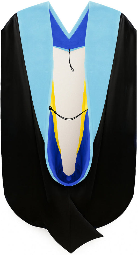 Doctor of Education Hood - Royal Blue & Gold