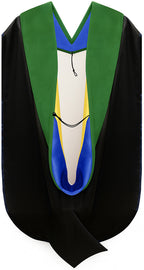 Doctor of Medicine Hood - Royal Blue & Gold