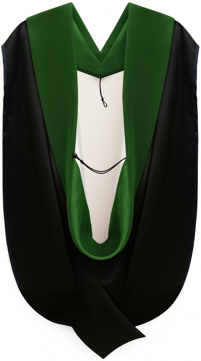 Doctor of Medicine Hood - Kelly Green & White