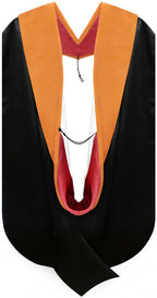 Doctor of Nursing Hood - Red & White