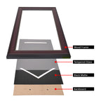 Graduation Stole Shadowbox Frame - Graduation Cap and Gown