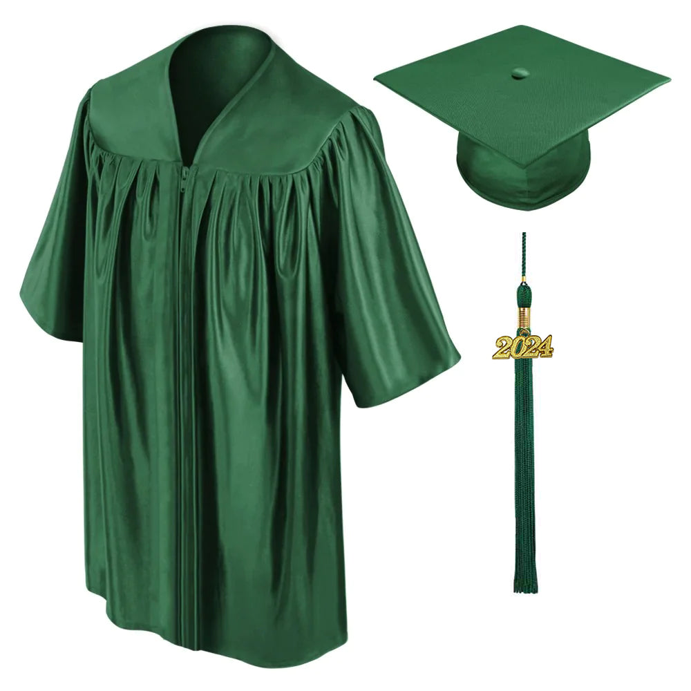 Child Shiny Hunter Graduation Cap & Gown - Preschool & Kindergarten