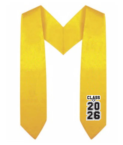 Gold Kindergarten/Preschool Class of Stole