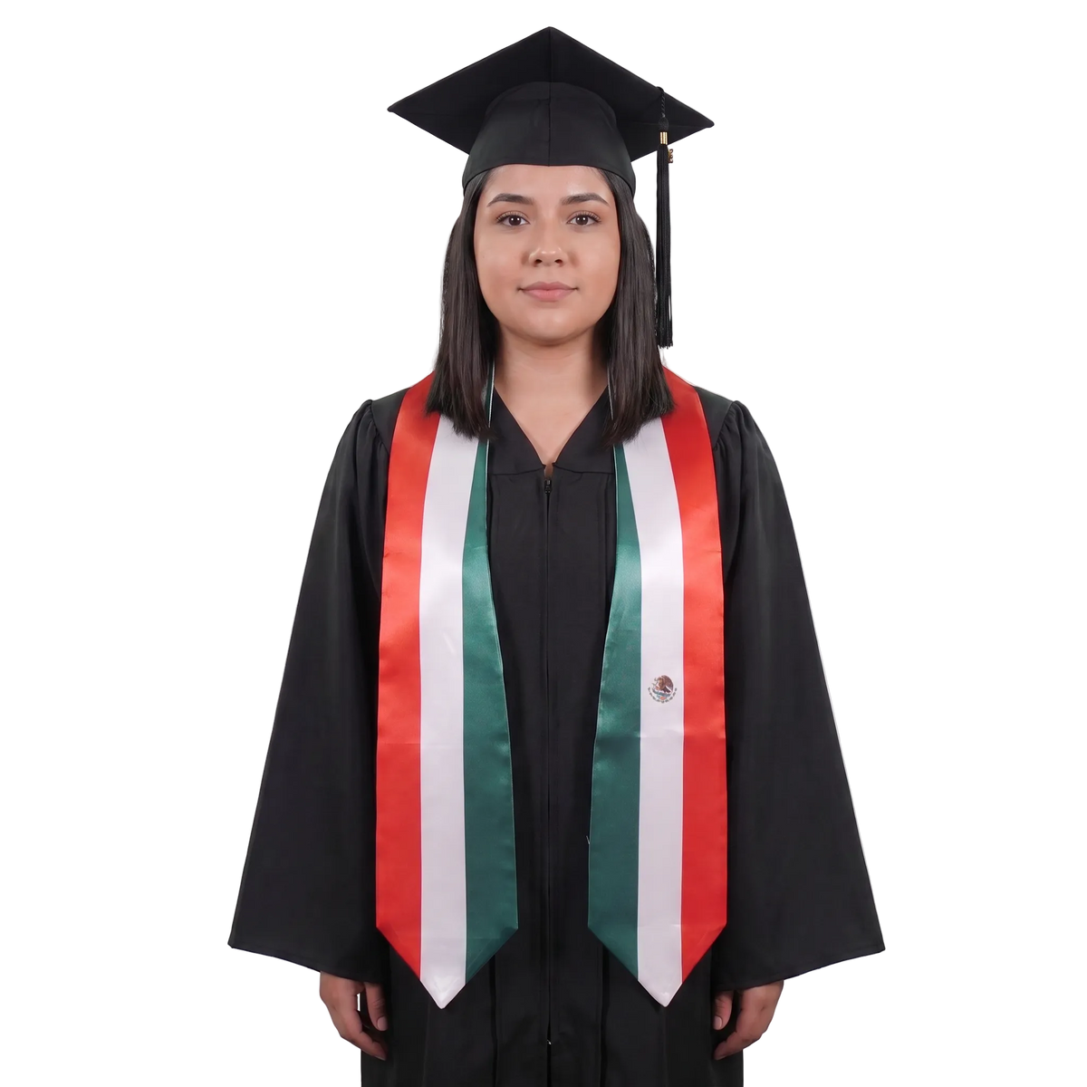 Mexico flag graduation stole sash