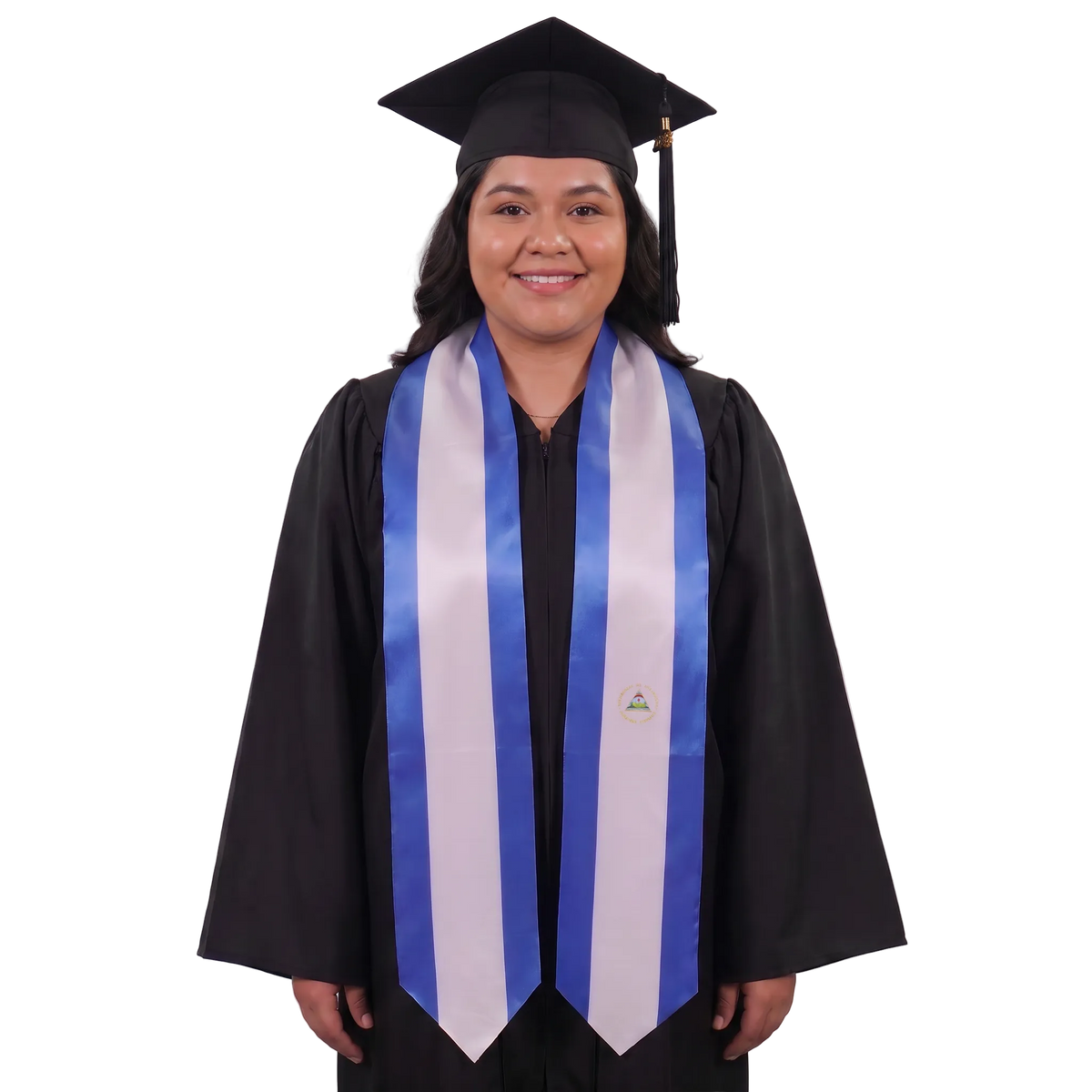 Nicaragua flag graduation stole sash