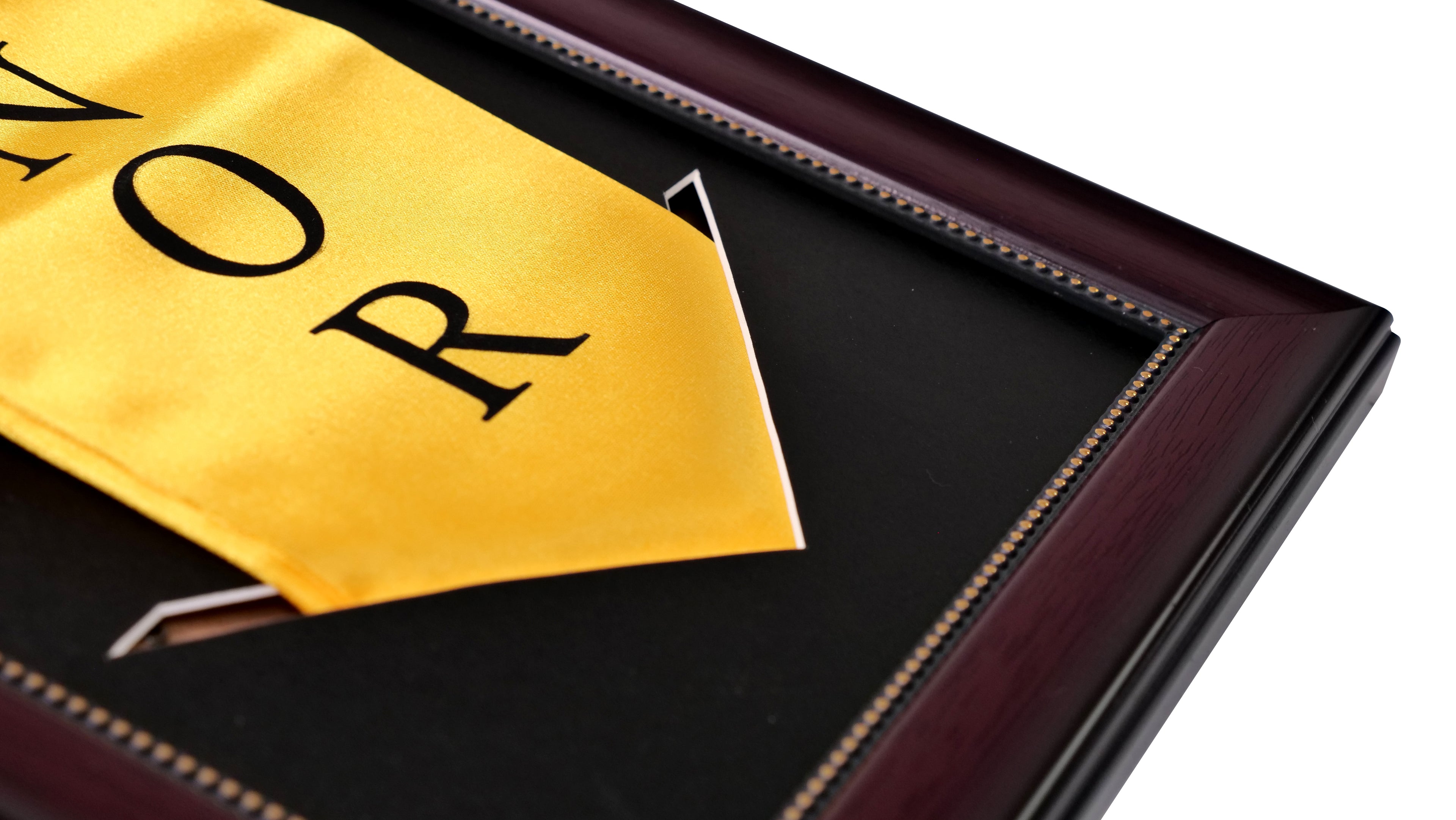 Graduation Stole Shadowbox Frame - Graduation Cap and Gown