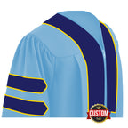 Custom Classic Doctoral Gown, Tam and Hood Package - Graduation Cap and Gown