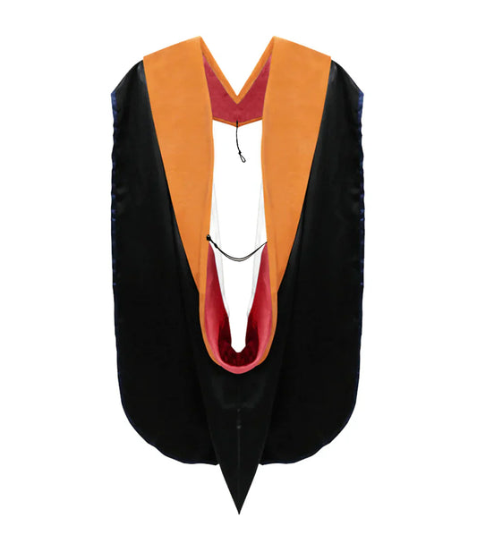 Doctor of Nursing Hood - Red & White