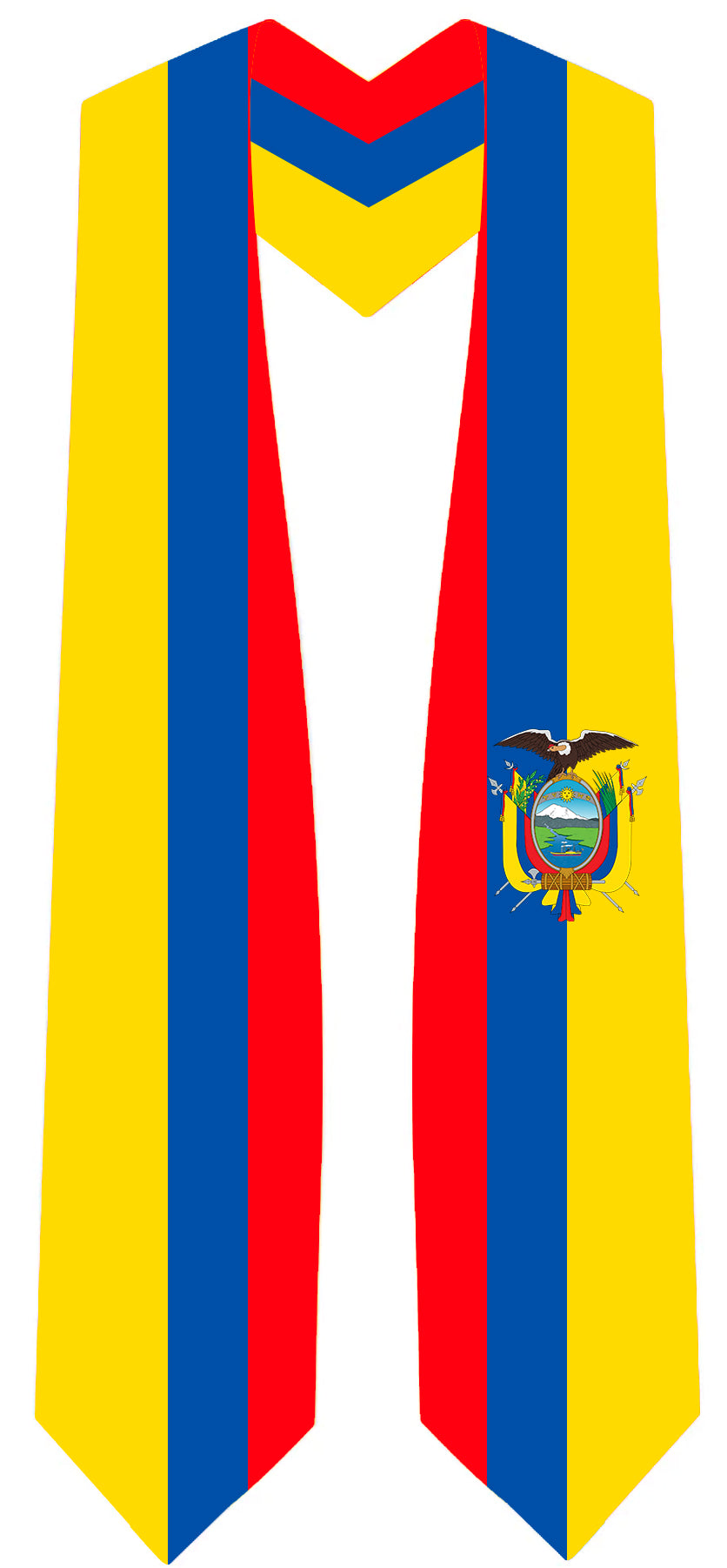 Ecuador Graduation Stole -  Ecuador Flag Sash