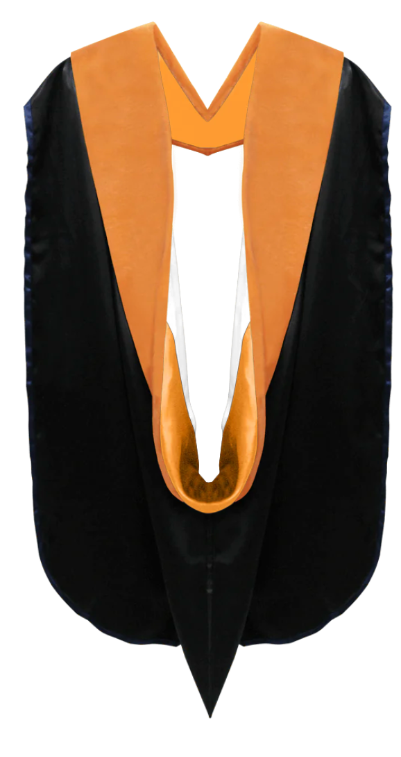 Doctoral Hoods on Clearance (FINAL SALE) - Apricot Velvet