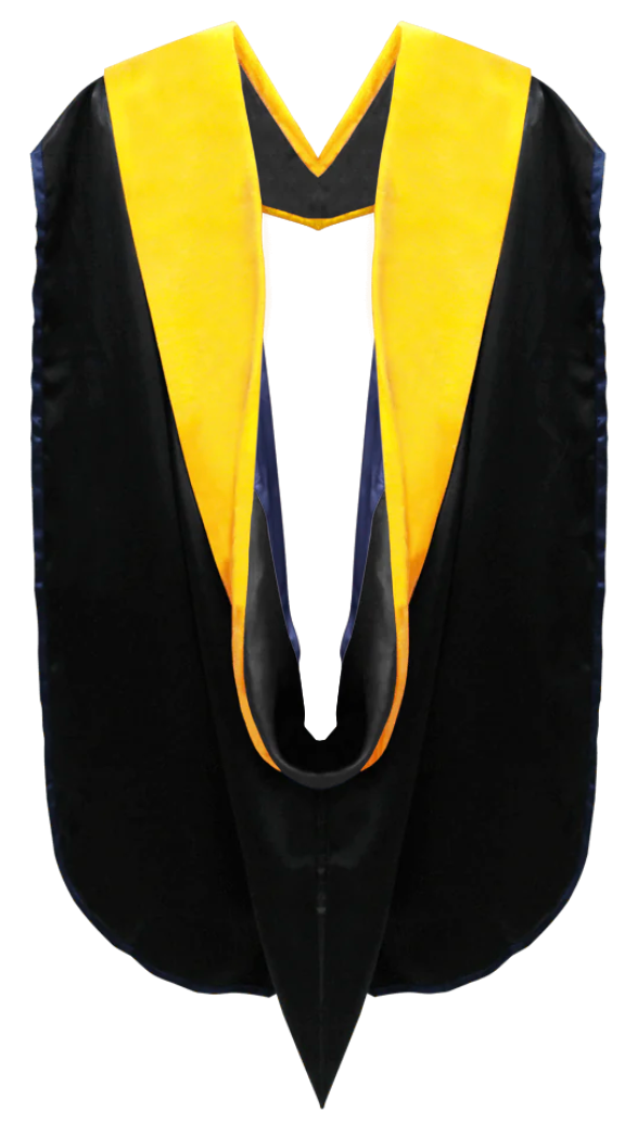 Doctoral Hoods on Clearance (FINAL SALE) - Maize Velvet - Graduation Cap and Gown