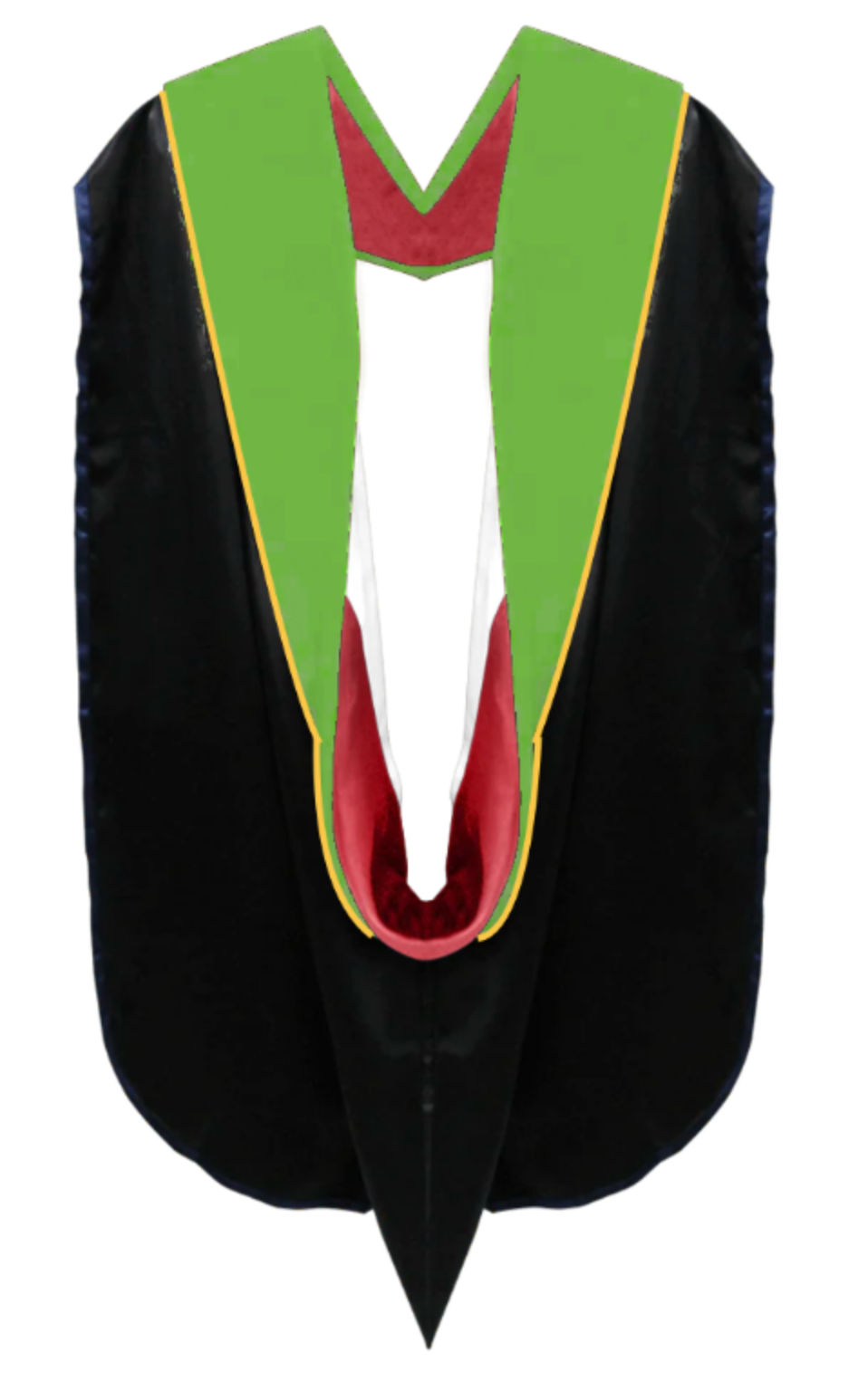 Doctoral Hoods on Clearance (FINAL SALE) - Sage Green Velvet