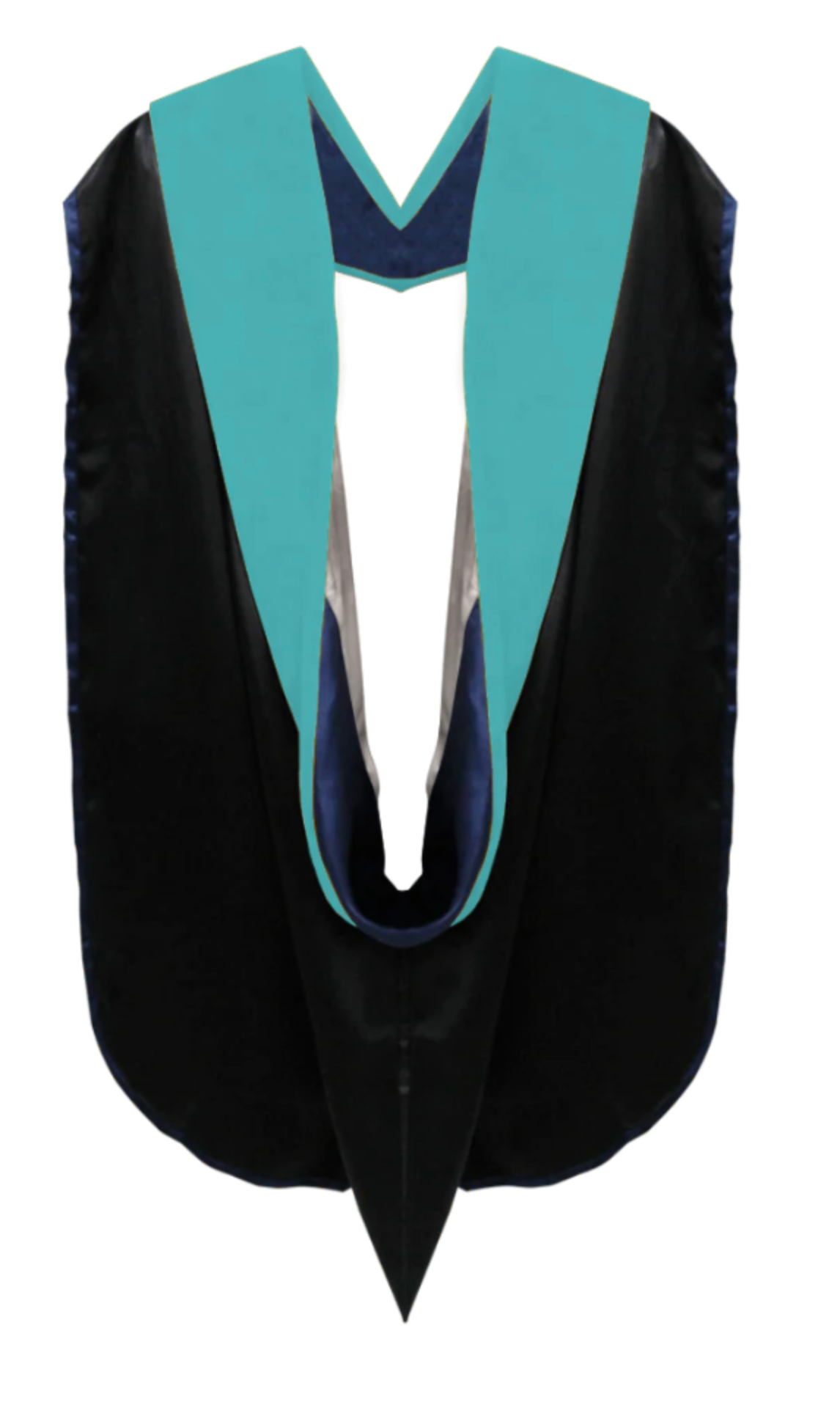 Doctoral Hoods on Clearance (FINAL SALE) - Peacock Blue Velvet