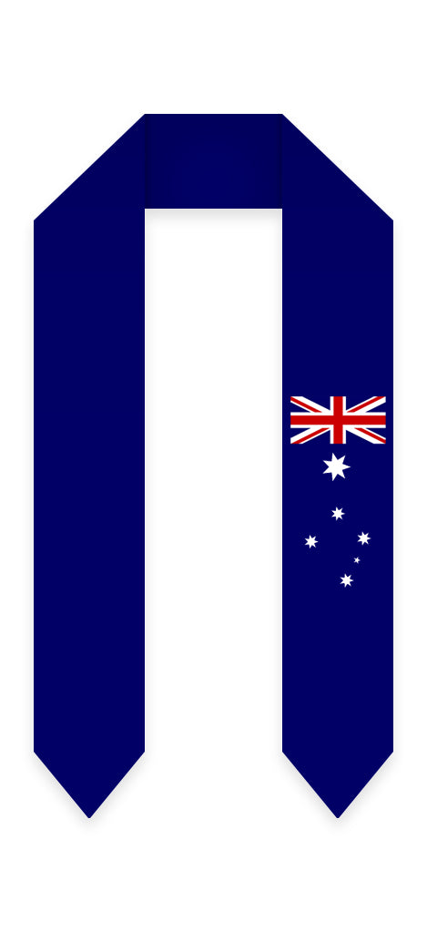 Australia Graduation Stole -  Australia Flag Sash