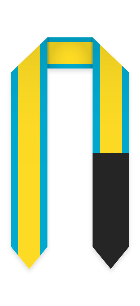 Bahamas Graduation Stole -  Bahamas Flag Sash