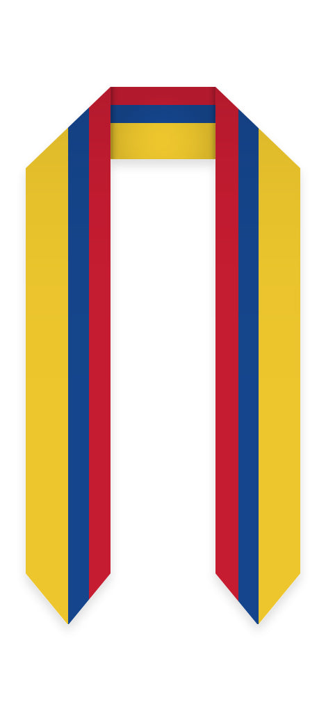 Colombia Graduation Stole -  Columbia Flag Sash