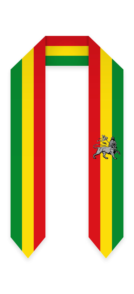 Ethiopia Graduation Stole -  Ethiopia Flag Sash