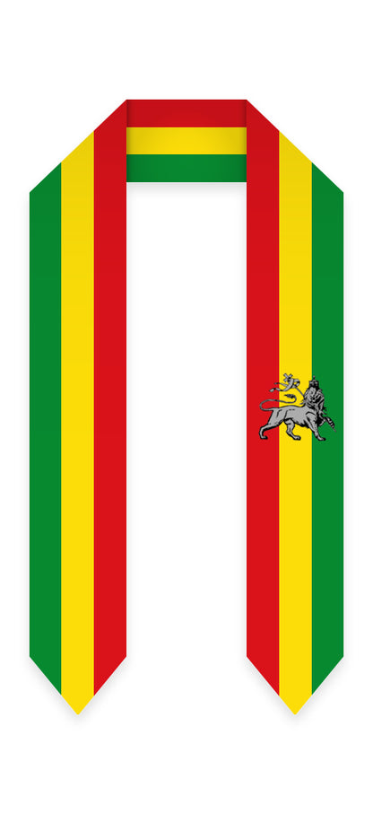 Ethiopia Graduation Stole -  Ethiopia Flag Sash