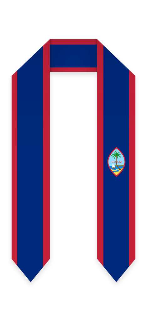 Guam Graduation Stole -  Guam Flag Sash