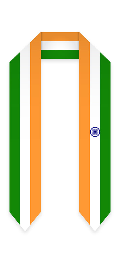 India Graduation Stole -  India Flag Sash