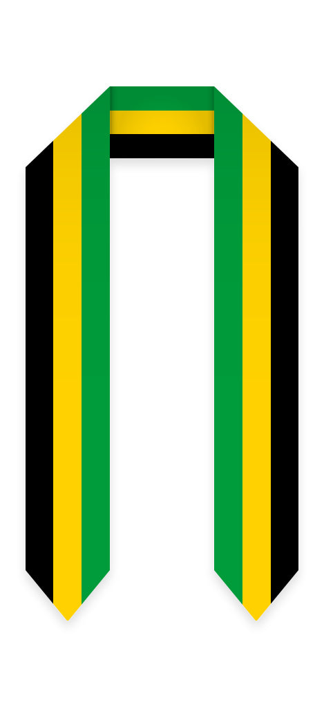 Jamaica Graduation Stole - Jamaican Flag Sash