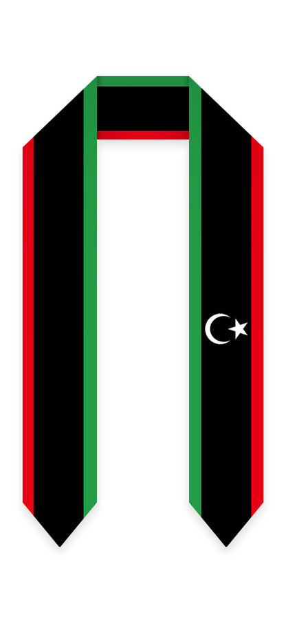 Libya Graduation Stole - Libya Flag Sash