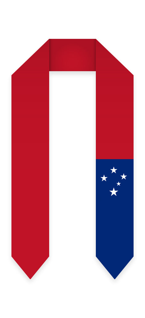 Samoa Graduation Stole -  Samoa Flag Sash