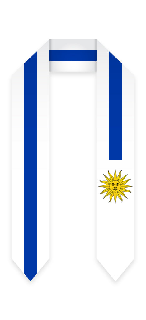 Uruguay Graduation Stole -  Uruguay Flag Sash
