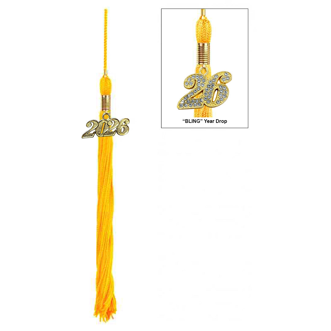 Gold Graduation Tassel - College & High School Tassels - Graduation Cap and Gown