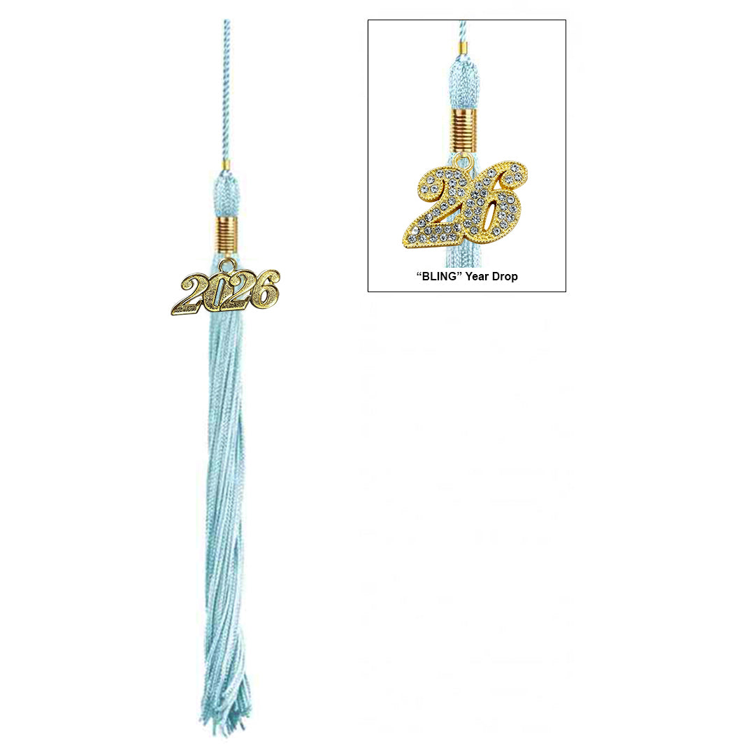 Child Matte Light Blue Cap & Tassel - Preschool Graduation