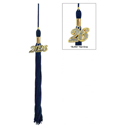 Child Matte Navy Blue Graduation Cap & Gown - Preschool & Kindergarten
