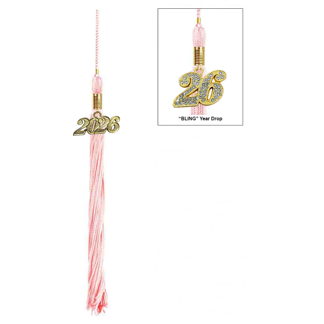 Child Shiny Pink Graduation Cap & Gown - Preschool & Kindergarten