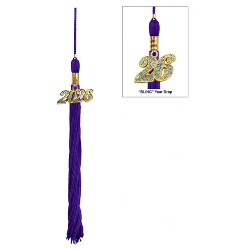 Matte Purple High School Cap & Tassel - Graduation Caps - Graduation Cap and Gown