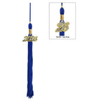 Child Shiny Royal Blue Cap & Tassel - Preschool & Kindergarten Graduation - Graduation Cap and Gown