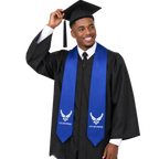 U.S. Air Force graduation stole for a military graduation ceremony.