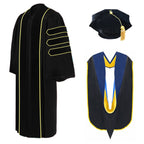 Doctoral Regalia Package for UC San Diego Graduation - Graduation Cap and Gown
