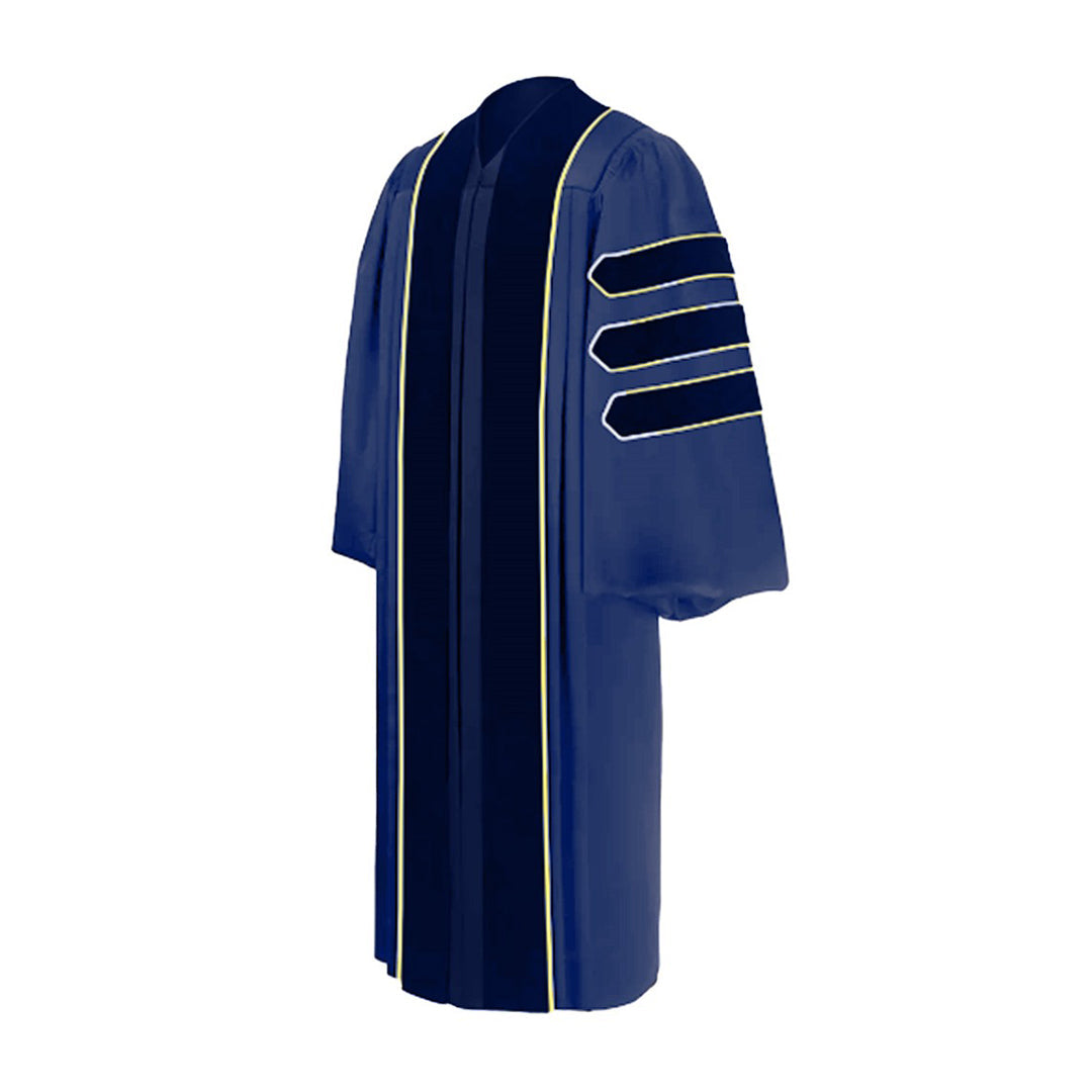 Doctoral Gown for UC Riverside Graduation - Graduation Cap and Gown