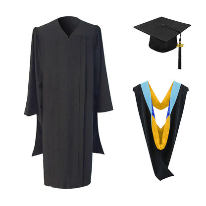 Masters Cap, Gown Hood Package for UC Berkeley Graduation