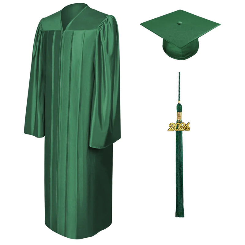 Shiny Hunter High School Graduation Cap and Gown