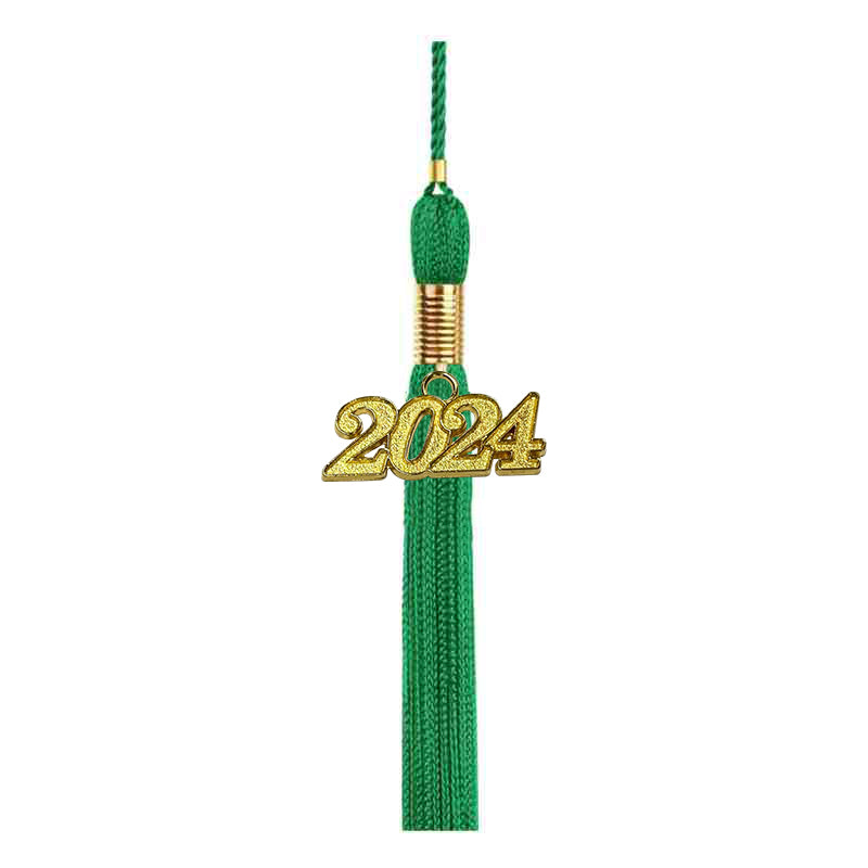 Shiny Emerald Green High School Cap & Tassel - Graduation Caps