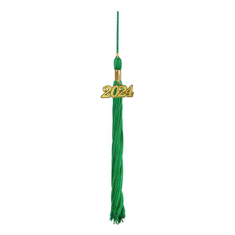 Child Shiny Emerald Green Graduation Cap & Tassel - Preschool & Kindergarten Graduation