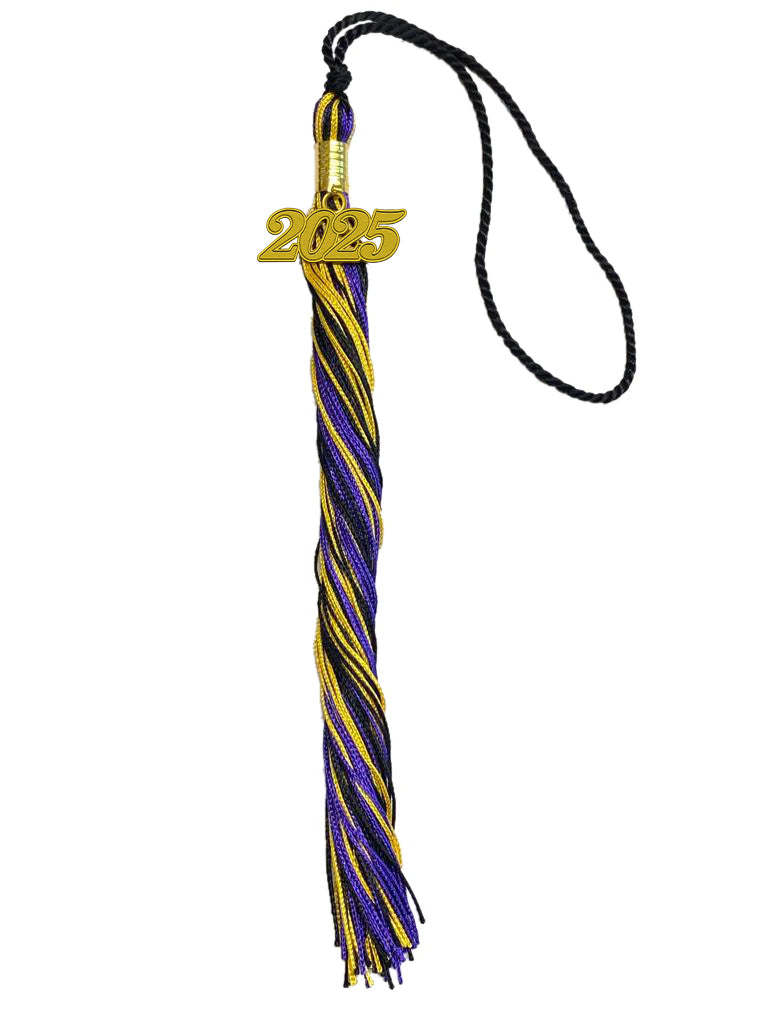 Class Act Graduation Graduation Tassel - Gold Charm - 3 Color 2020 Blue Red White