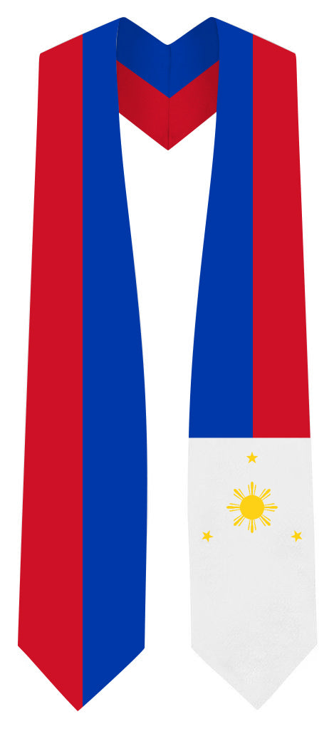 Philippine Graduation Stole -  Philippine Flag Sash