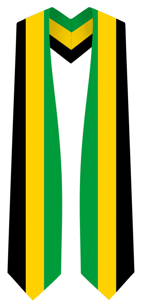 Jamaica Graduation Stole - Jamaican Flag Sash