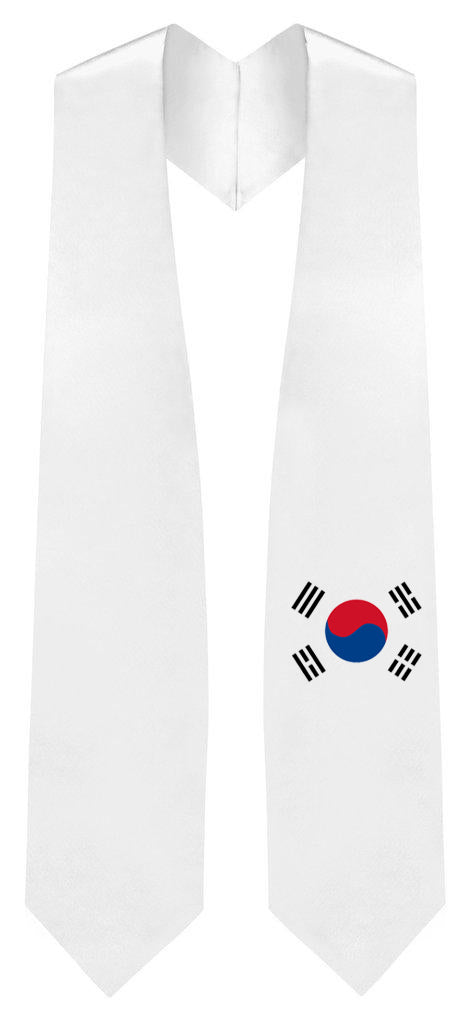 Korea Graduation Stole - Korea Flag Sash