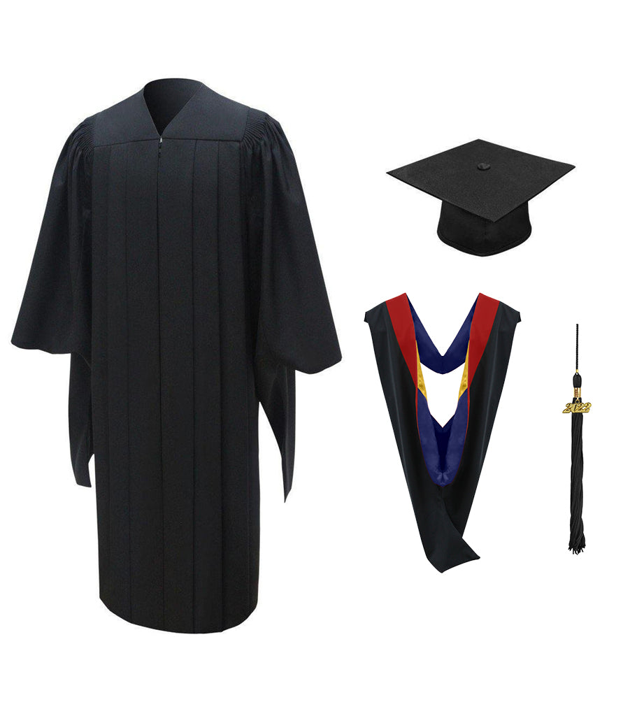 Deluxe Master of Theology Gown, Hood and Cap Package - CBI & SEMINARY