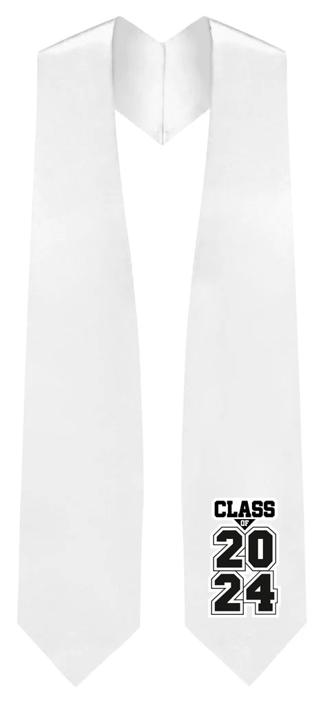 Class of 2024 Stoles - 2024 Graduation Stoles & Sashes – Graduation Cap  and Gown