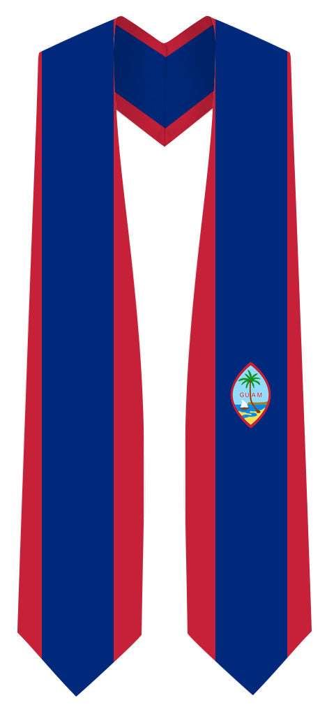 Guam Graduation Stole -  Guam Flag Sash